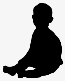 6 Baby Silhouette - Baby Silhouette Transparent, HD Png Download, Transparent PNG