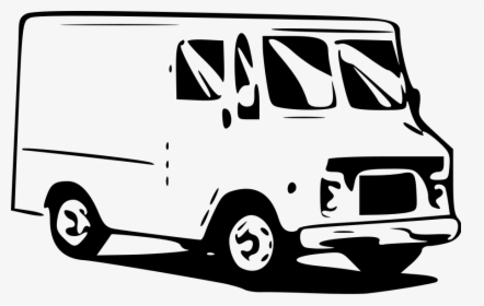 Small Truck Clipart, Vector Clip Art Online, Royalty - Transparent Food Truck Clip Art, HD Png Download, Transparent PNG