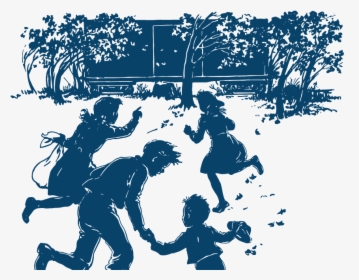Transparent Kids Playing Silhouette Png - Boxcar Children Book 1, Png Download, Transparent PNG