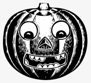 Jack O Lantern, Pumpkin, Holiday, October, Horror - Vintage Jack O Lantern Clip Art, HD Png Download, Transparent PNG