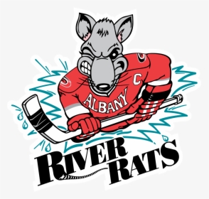 Albany River Rats Logo - River Rats Hockey Team, HD Png Download, Transparent PNG