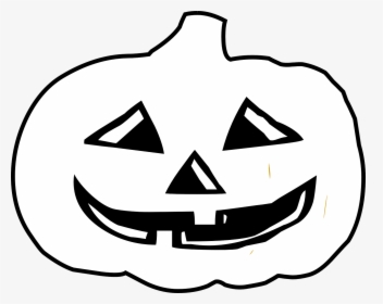 Halloween Pumpkin Clipart Black And White, HD Png Download, Transparent PNG
