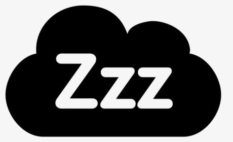 Transparent Sleeping Clipart Black And White - Sleeping Zzz White Png, Png Download, Transparent PNG