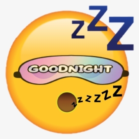 #sleep #goodnight #emoji #tired #bed #zzz #sleepingemoji - Emoji Do Whatsapp Dormindo, HD Png Download, Transparent PNG