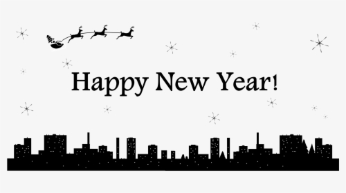 Transparent Postcard Template Png - New Year, Png Download, Transparent PNG