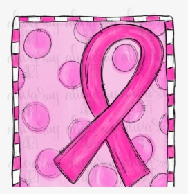 Breast Cancer Ribbon Sublimation Png Digital Download - Breast Cancer Ribbon, Transparent Png, Transparent PNG