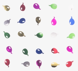 Transparent Balloons And Confetti Png, Png Download, Transparent PNG