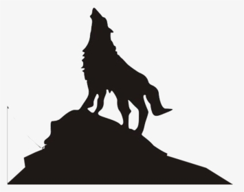 Dog Arctic Wolf Dire Wolf Eastern Wolf Black Wolf - Wolf On Mountain Drawings, HD Png Download, Transparent PNG