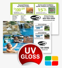 Landscaping Postcards La010003 4 X 6 Uv - Hardscaping Ads Or Flyers, HD Png Download, Transparent PNG