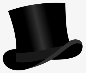 Black Top Hat Transparent, HD Png Download, Transparent PNG