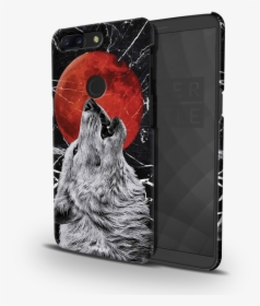 Wolf Howling Marble Cover Case For Oneplus 5t - White Wolf Howling, HD Png Download, Transparent PNG