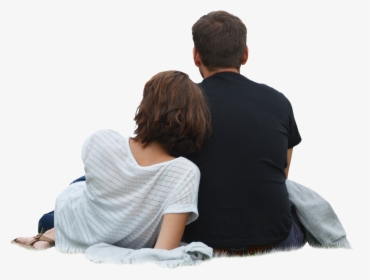Couple Sitting Back Png , Png Download - People Sitting Back Png, Transparent Png, Transparent PNG