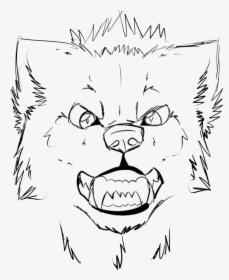 Easy To Draw Wolf Howling At The Moon Cool Grey - Cool Easy Wolf Drawings, HD Png Download, Transparent PNG