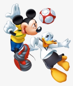 Mickey Mouse Donald Futbol, HD Png Download, Transparent PNG