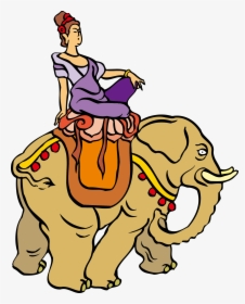 Indian Elephant Ganesha Clip Art - Cartoon, HD Png Download, Transparent PNG