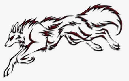 Tattoo Arctic Wolf Lone Wolf Clip Art - Arctic Wolf Drawing, HD Png Download, Transparent PNG