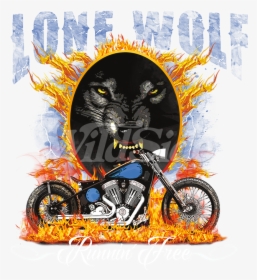 Lone Wolf Running Free - Illustration, HD Png Download, Transparent PNG
