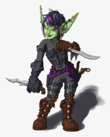 Goblin - Wow Goblin Rogue Female, HD Png Download, Transparent PNG