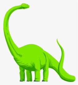 Green Colored Dinosaur Svg Clip Arts - Brontosaurus Clipart, HD Png Download, Transparent PNG