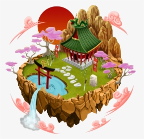 Japanese Dragon Png Transparent Image - Dragon City Japanese Island, Png Download, Transparent PNG