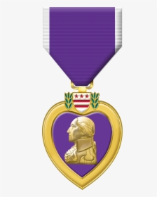 Gold-medal - Purple Heart Medal Clipart, HD Png Download, Transparent PNG