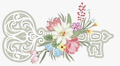 Flower Wedding Butterfly Ornament Free Download Ai - Artificial Flower, HD Png Download, Transparent PNG