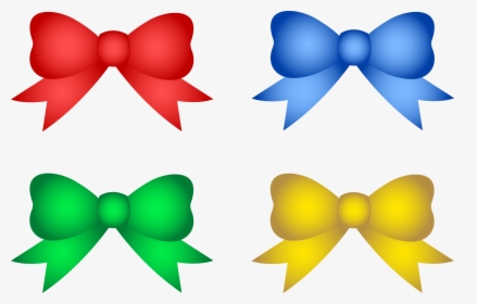 Pix For Green Christmas Bow Clip Art - Christmas Tree Bows Clipart, HD Png Download, Transparent PNG
