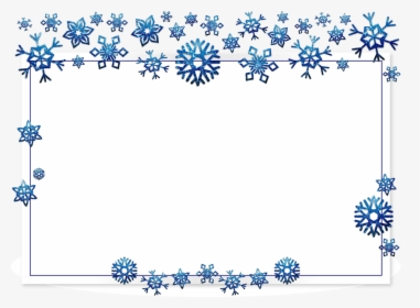 Frame, Border, Card, Xmas, Christmas, Snow, Flake - Christmas Border Png Snow, Transparent Png, Transparent PNG