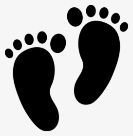 Baby Feet Silhouette, HD Png Download, Transparent PNG