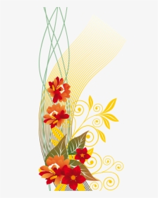 Desenho De Flores Em Png Com Fundo Transparente - Fundo Transparente Desenho De Flores, Png Download, Transparent PNG