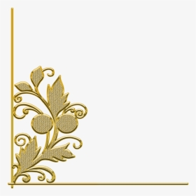 Golden Pattern Decor - Transparent Background Border Gold Frame Png, Png Download, Transparent PNG