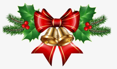 Christmas Ribbon Png Transparent Images - Christmas Bell Transparent, Png Download, Transparent PNG