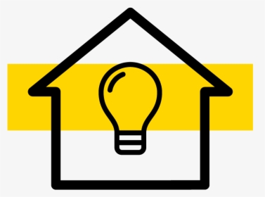 Smart Home - Smart Home Png Yellow, Transparent Png, Transparent PNG