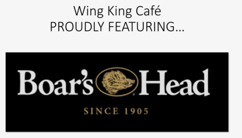 Banner Wing King Cafe Boars Head - Boars Head, HD Png Download, Transparent PNG