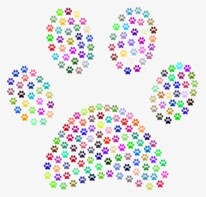 Dog Paw Print Background , Png Download - Transparent Background Pawprint, Png Download, Transparent PNG