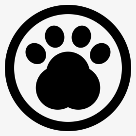 Pawprint In A Circle Of Pet Hotel Sign - Pet Icon Png, Transparent Png, Transparent PNG