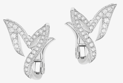 Mermaid Tail Earrings White Diamond - Earrings, HD Png Download, Transparent PNG