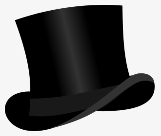 Bowler Hat Silhouette At Getdrawings - Black Top Hat Clipart, HD Png Download, Transparent PNG