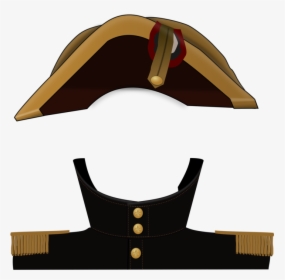 Neck,cap,hat - Napoleon Hat Clip Art, HD Png Download, Transparent PNG