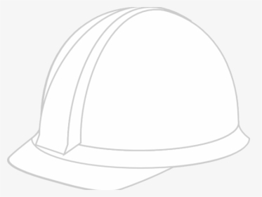 Snapback Clipart Baseball Helmet - White Hard Hat Clipart, HD Png Download, Transparent PNG
