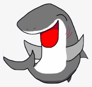 Smiling Shark Clipart No Watermark - Free Happy Shark Img, HD Png Download, Transparent PNG