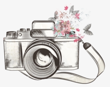 #freetoedit #ftestickers #camera #sketch #freetoedit - Camera Icon Png Drawing, Transparent Png, Transparent PNG