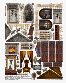Collage Art Haunted House, HD Png Download, Transparent PNG