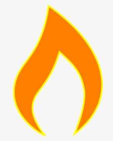 Fire, Flame, Bright, Burn, Heat - Chama De Vela Desenho, HD Png Download, Transparent PNG
