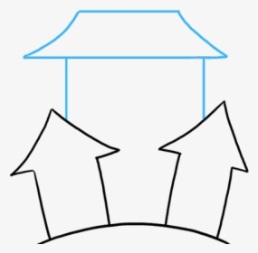 Haunted House Easy To Draw, HD Png Download, Transparent PNG