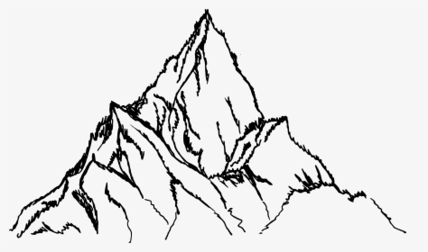 Mountain Drawing Transparent Background, HD Png Download, Transparent PNG