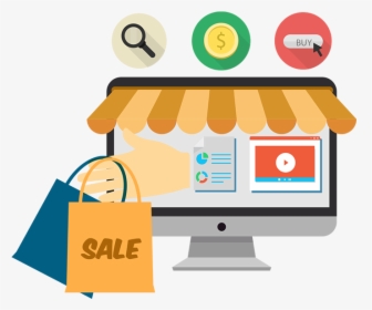 Online Shopping Vector Png, Transparent Png, Transparent PNG