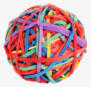 Ball Of Rubber Bands - Rubber Band Ball Png, Transparent Png, Transparent PNG