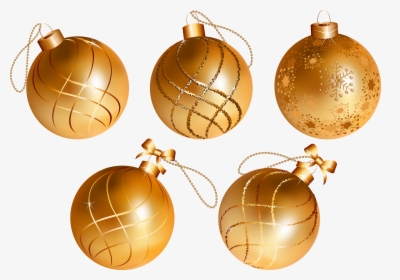Bolas De Navidad Plateadas Png - Bolas De Navidad Doradas, Transparent Png, Transparent PNG