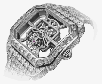 Royal Berkeley Tourbillon 45 Diamond Watch Side-shot - Royal Berkeley Emperor Tournillon, HD Png Download, Transparent PNG